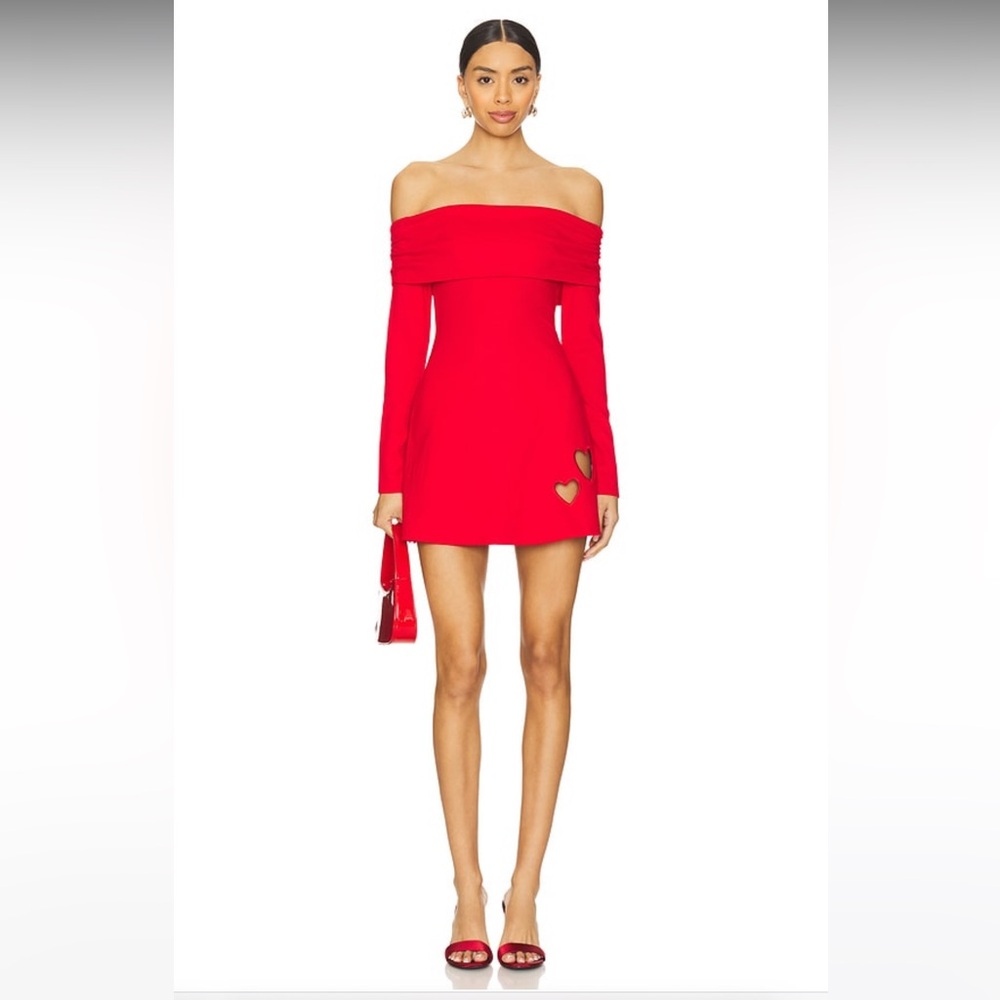 More to Come Chic Off-Shoulder Red Dress